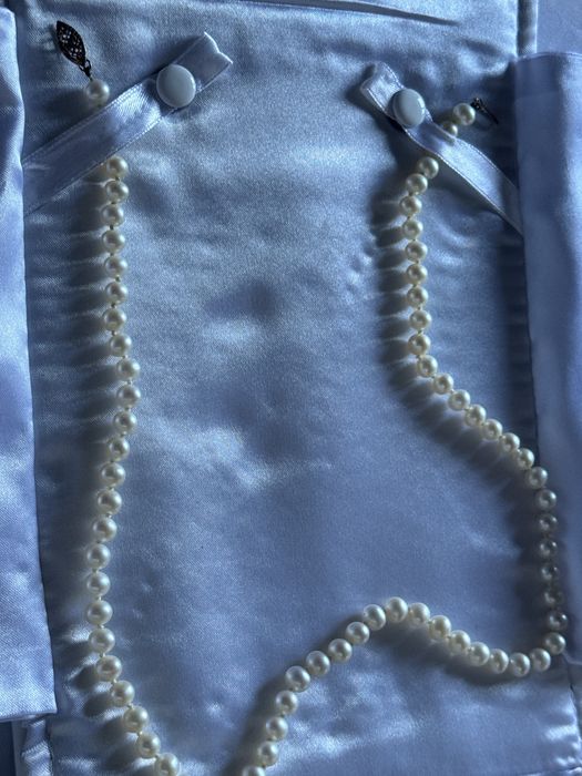 Colier din perle de cultura certificate, cu inchizatoare de aur