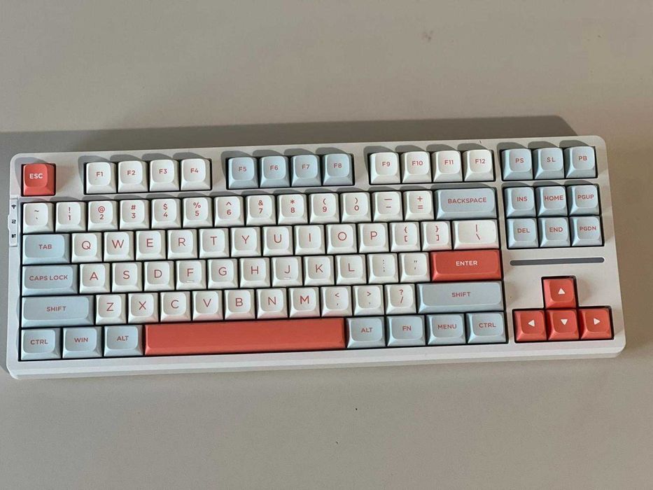 Tastatura Gaming VGN V87 Pro Wireless Jelly Orange