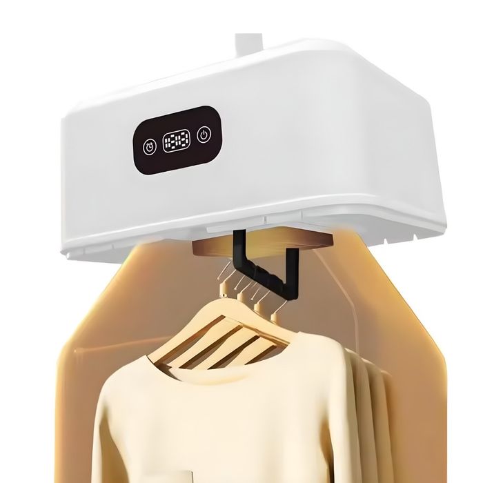 Преносима електрическа сушилня за дрехи – компактна, сгъваема, с тайме