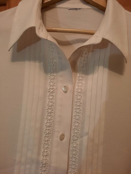 Cămașă dama alba cu broderie mărimea 42-44