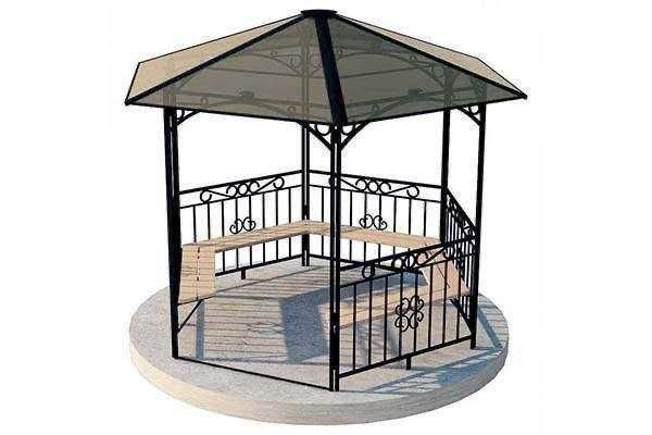 Besedka Naves Беседка Навес металлоконструкция