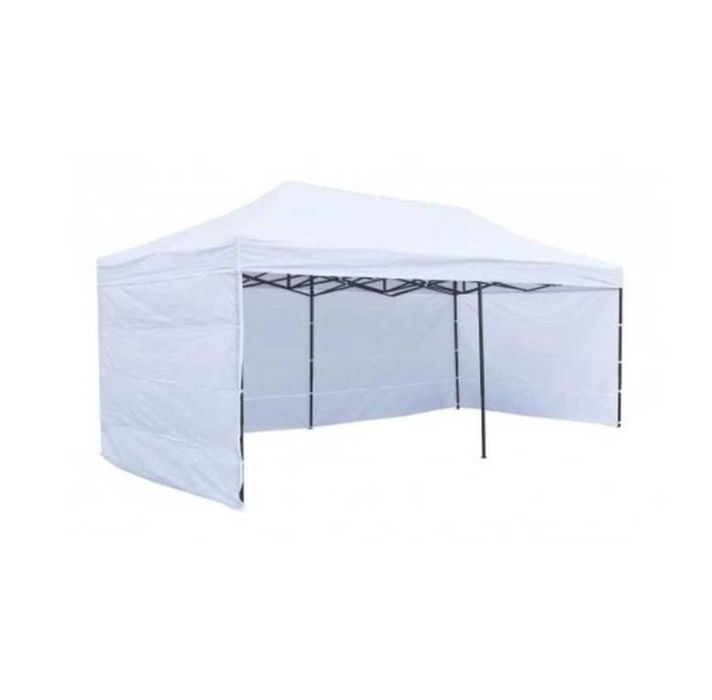 Cort Pavilion Impermeabil Premium 3x6 Cadru Extensibil Pliabil Otel