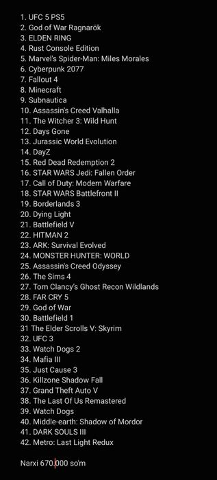 PlayStation 4 Playstation 5 uchu offline o'yin.