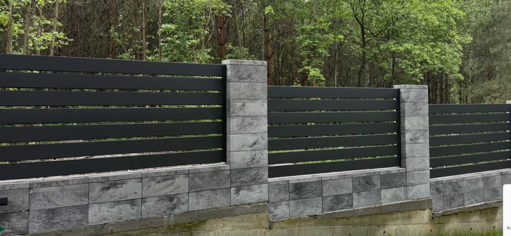 Gard Metalic Modern Tip Jaluzea | Panouri Lamele Orizontale | Calitate Premium