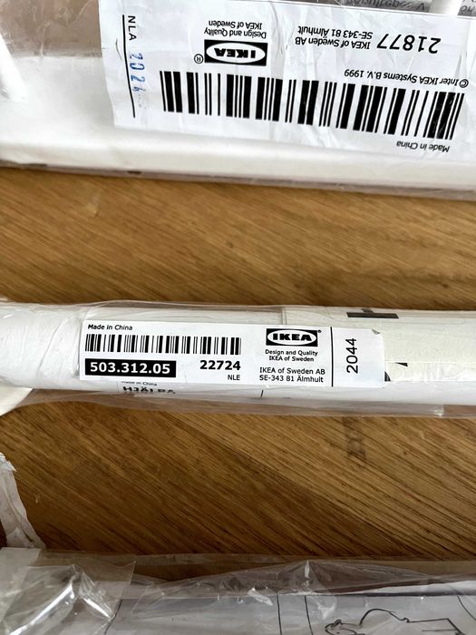 Нови: Рафтове и закачалки Ikea KOMPLEMENT, MOSSLANDA, HJÄLPA