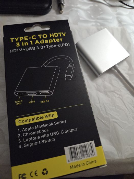 Переходник type-c на hdmi