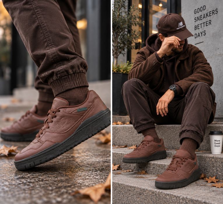 New Balance 550 Rich Oak Earth Leather