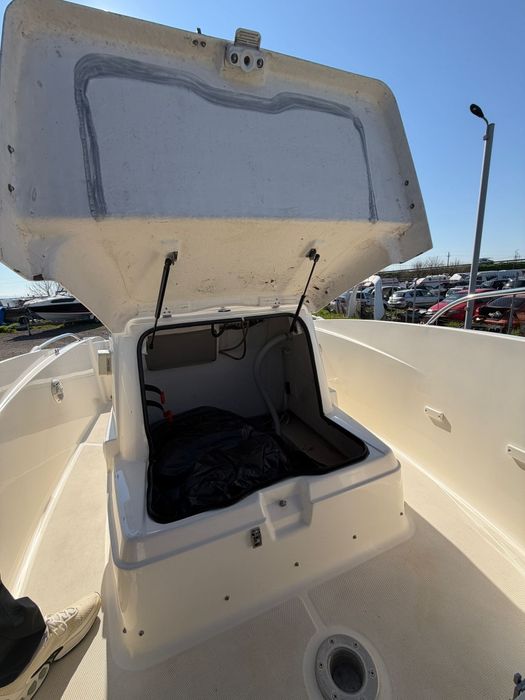 Quicksilver Activ 555 Open + Mercury 100 CP + Peridoc / Acte complete / gata de sezon