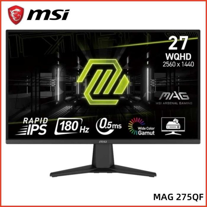 27" Монитор MSI MAG 275QF 2K 180hz IPS