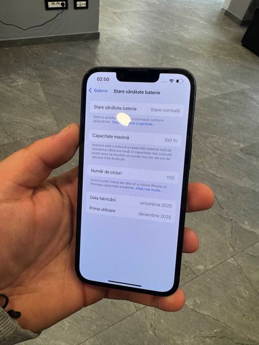 iPhone 16e | 128GB | Baterie 100% | Stare Bună | Garanție 14 Zile | Maxi Grand