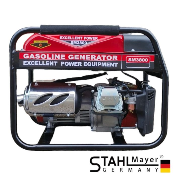 Немски четиритактов монофазен генератор за ток STAHLMAYER 3,8kW-Агрега
