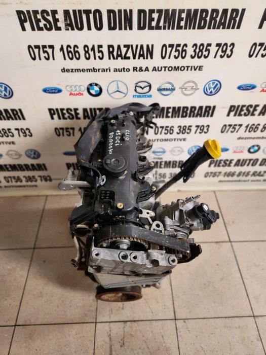 Motor 1.5 Dci Euro 6 K9KE628 Cu 57.000 Km Renault Clio Kadjar Captur Kangoo Nissan Qashqai Micra Da