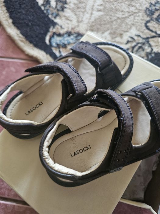 Sandale baieti  lasocki piele