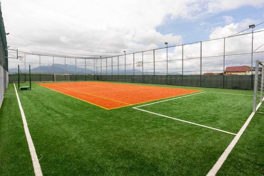 Casă spectaculoasă cu teren de sport și curte mare în Tărlungeni