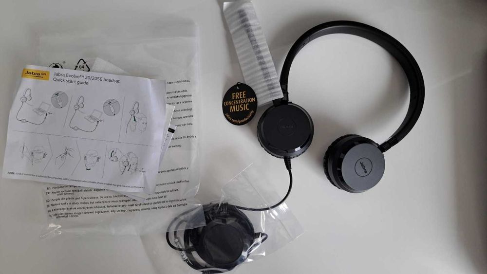 Casti cu microfon Jabra EVOLVE 20 MS Stereo Special Edition