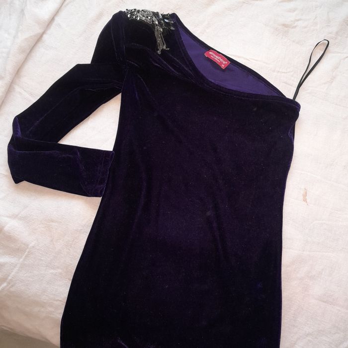 Rochie catifea mov