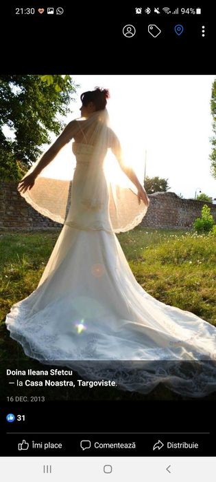 Rochie mireasa cu trena