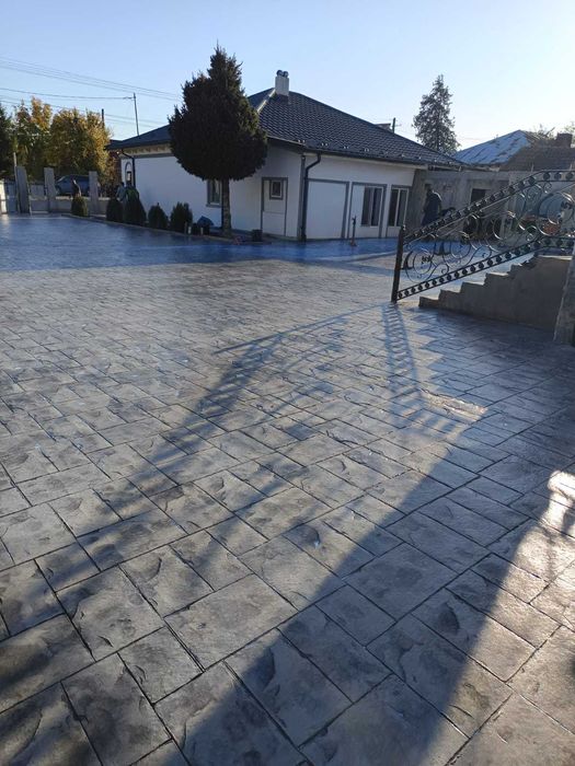 Executam beton amprentat în toată tara