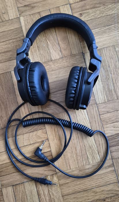 Casti  Pioneer, HDJ-CUE1, supraauriculare, pliabile, negre, cu cablu detasabil