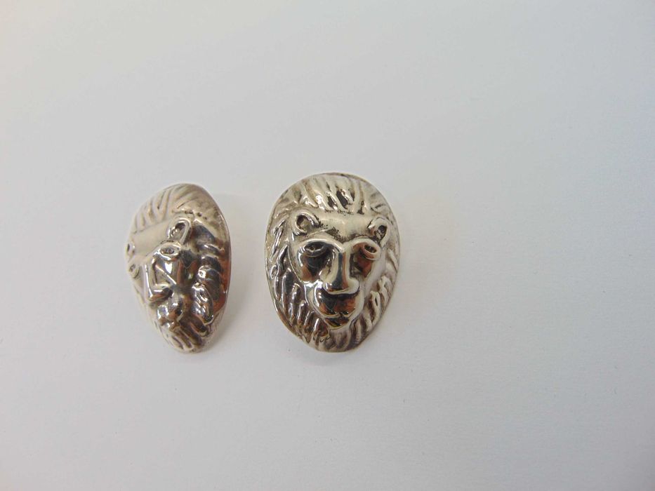 Cercei leu din argint Mexic