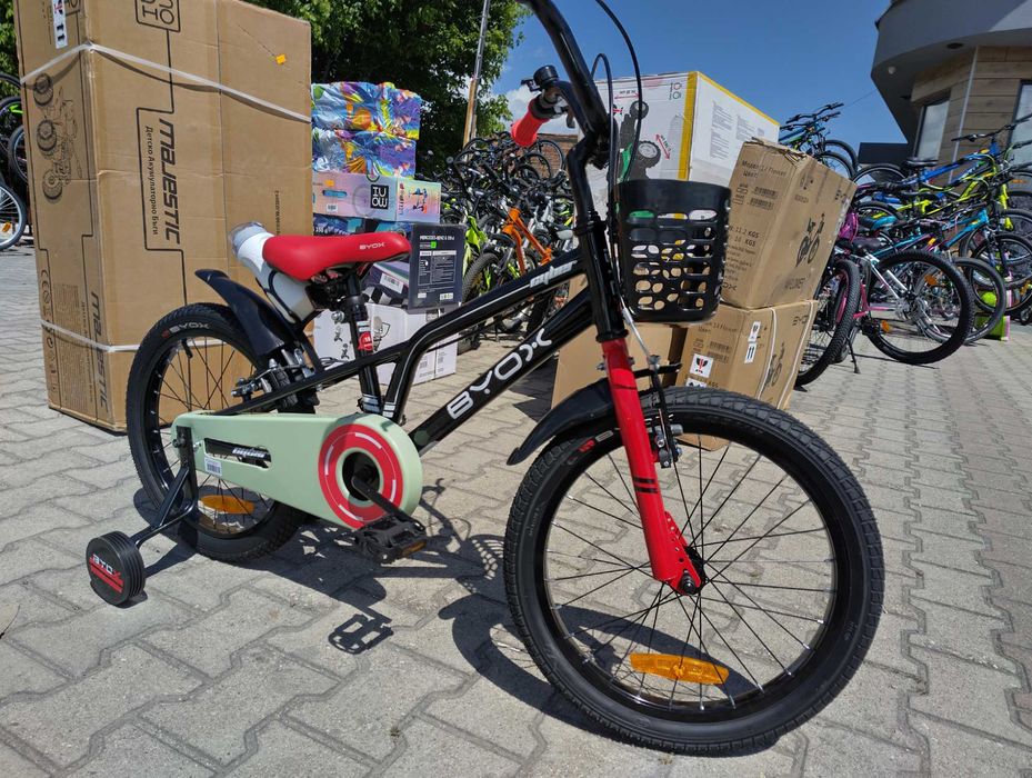 BYOX Велосипед 18" CYBER черен