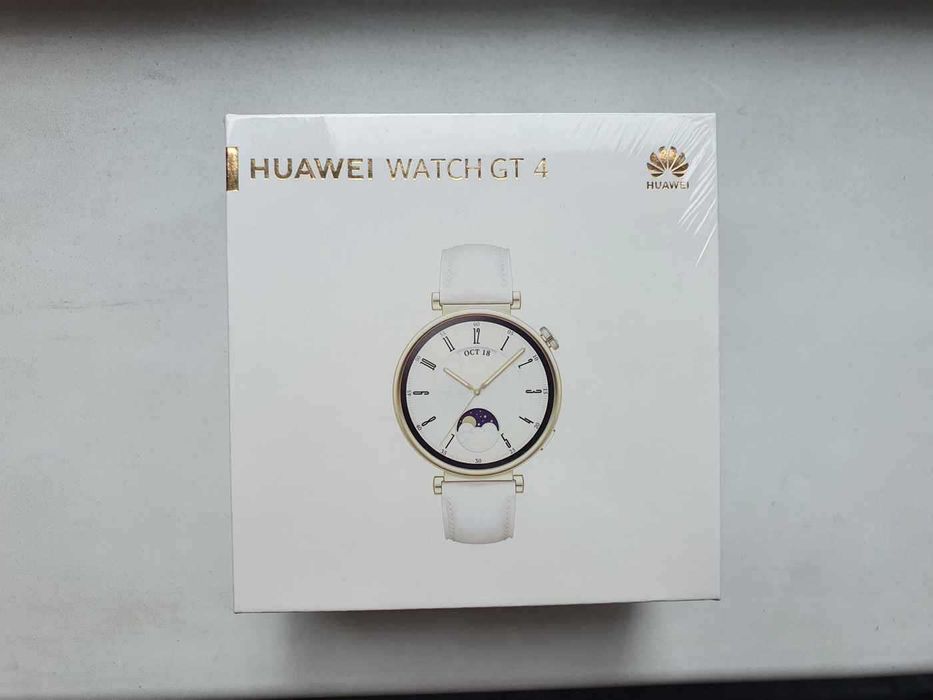 Smartwatch Huawei Watch GT 4 46 mm Curea piele Maro sigilat Garantie