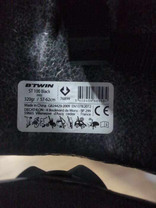 Cască bicicletă BTWIN ST 100