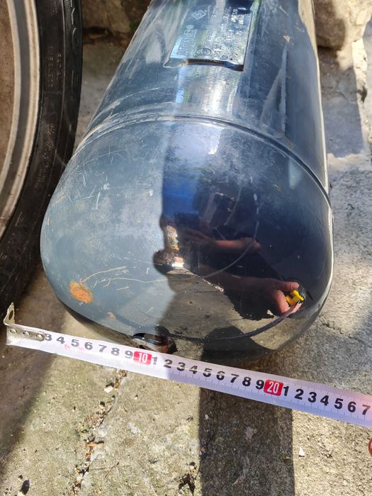 Газова бутилка с дреболиите