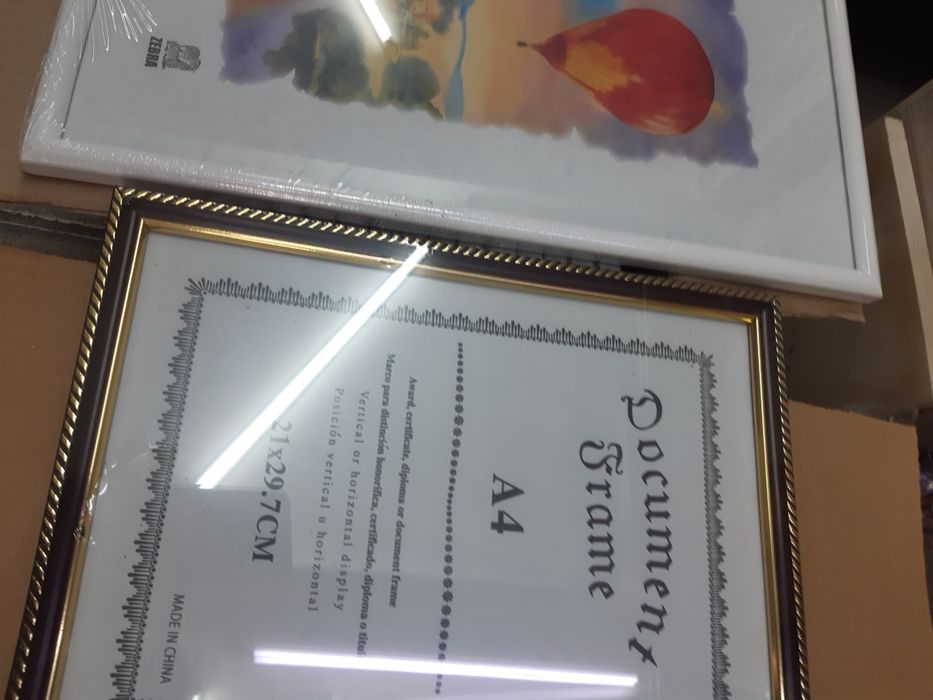 Фото рамка А4 для сертификата