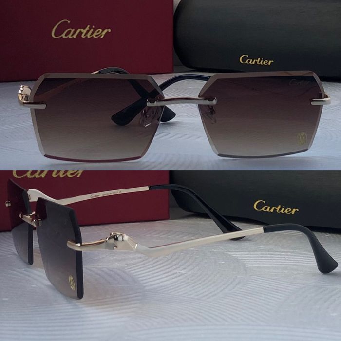 Мъжки дамски слънчеви очила с правоъгълни 3 цвята черни кафяви