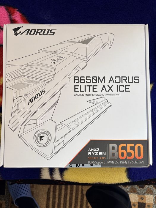 Placa de baza AM5 Gigabyte B650 MicroATX DDR5 WiFi6e