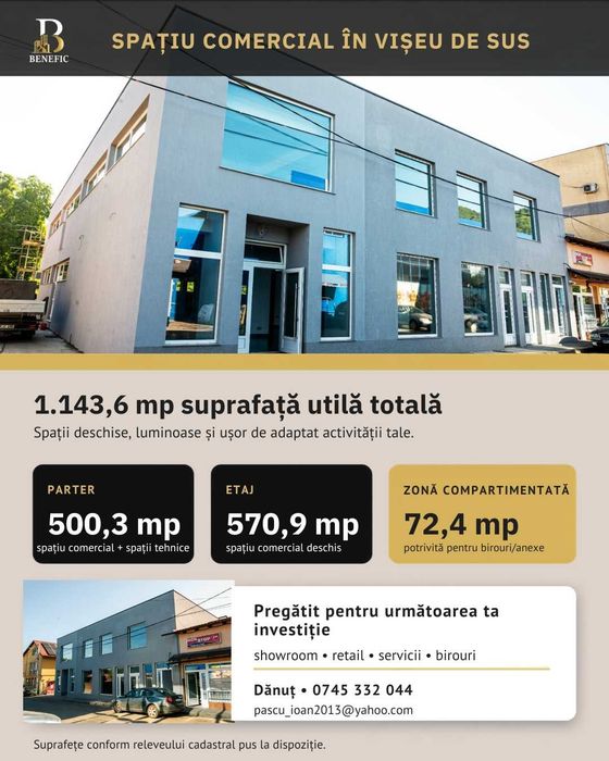 Spațiu comercial de închiriat