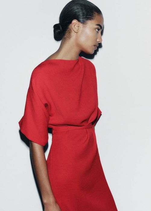 Новое красное платье от ZARA