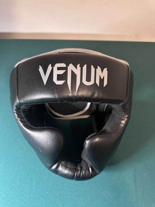 Casca box Venum Challenger, negru/gri