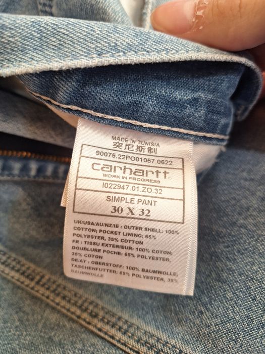 Carhartt WIP simple pant 30x32