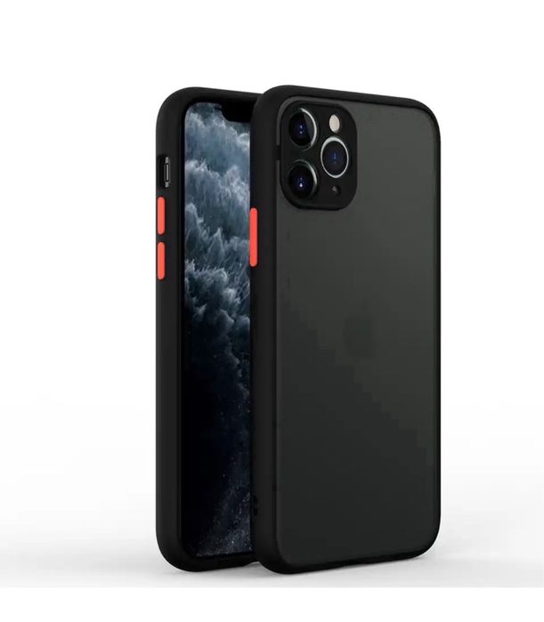 Husa Hybrid Gase Spate Plastic Mat - Iphone 11/12/13/14 PRO MAX