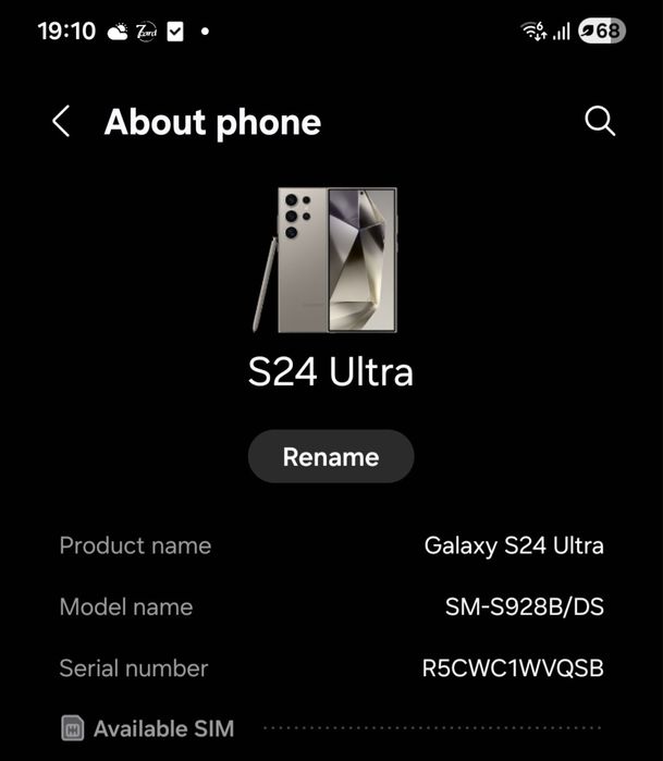 Samsung Galaxy S24 Ultra Titanium Grey 12GB / 256GB – Ca nou, Full Box