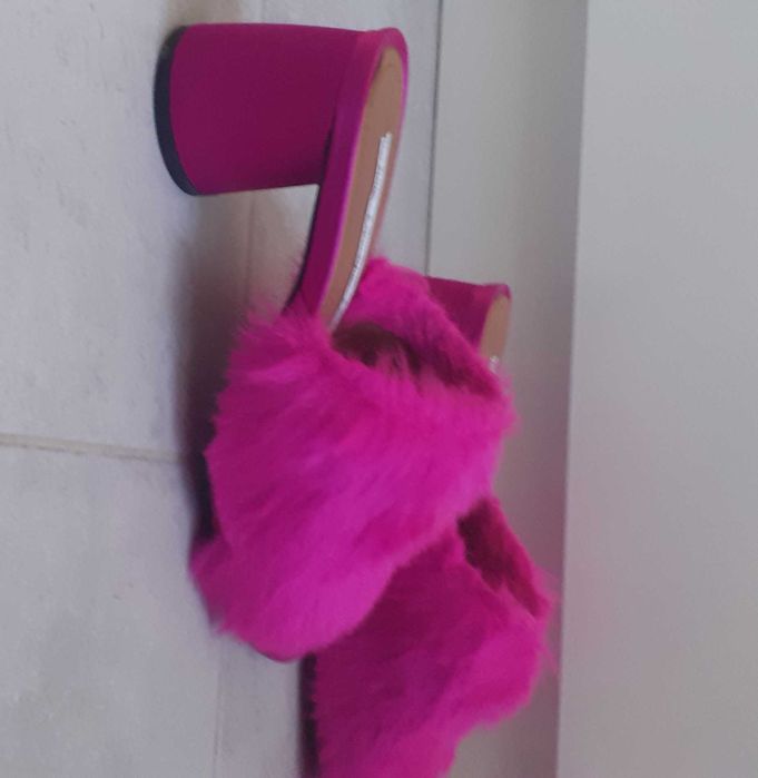 Маркови дамски елегантни чехли на ток - 36 номер