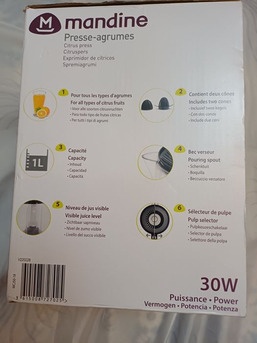 Storcator citrice Mandine