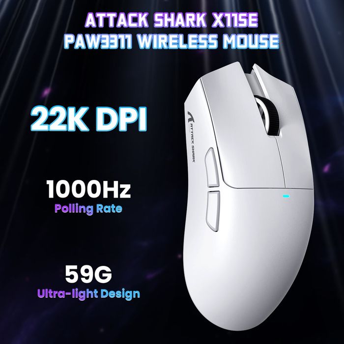NEW Attack shark X11SE gaming mouse Wireless 22000 dpi