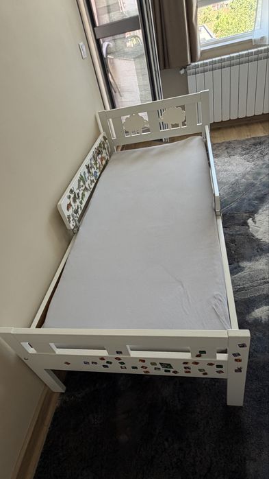 Детско легло IKEA 170/60 с матрак и подматрачна рамка