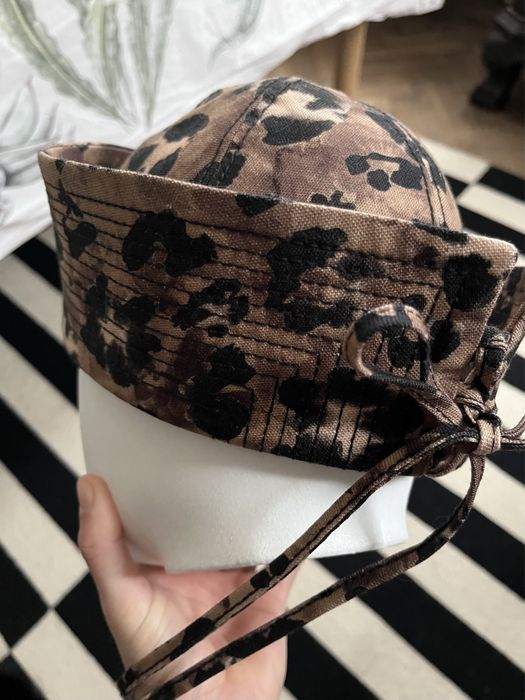 Leopard Print Sailor Hat