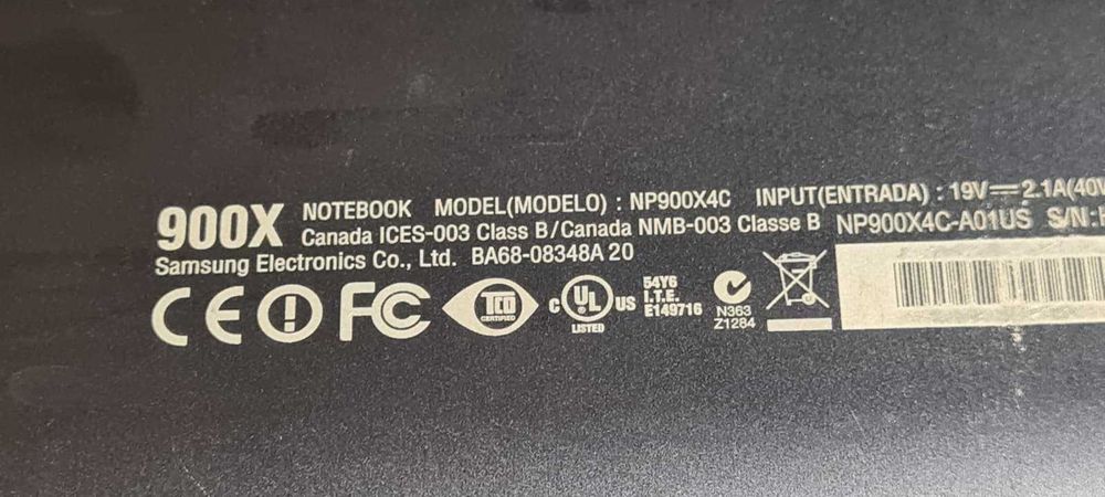 Dezmembrez laptop Samsung 900X,placa baza functionala cu I7-3537U