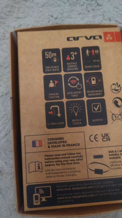 senzor detector avalansa evo 5+, nou, recco ski