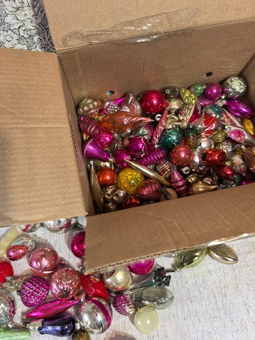 Елочные игрушки СССР.100шт.