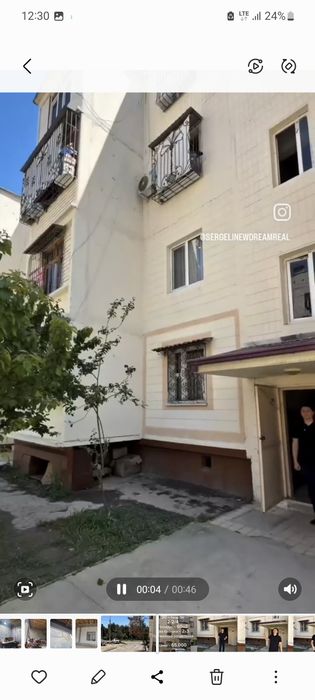 Uchtepa da 2 xonali 2ta balkonli uy sotiladi