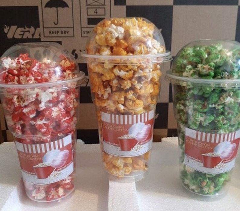 Одноразовая посуда стакань для сладких вата