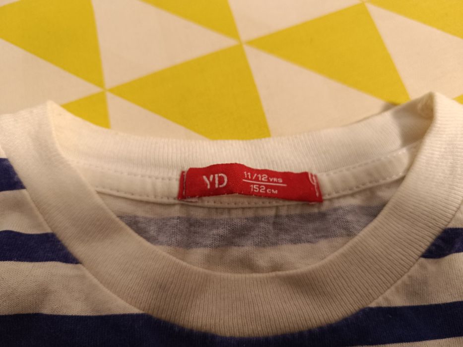 Tricou tip bustieră, alb cu dungi, XS