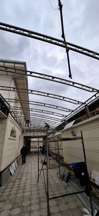 Навес,Решотка,Перила,Ограждения,Лексан,Ворота,Металлоконструкция