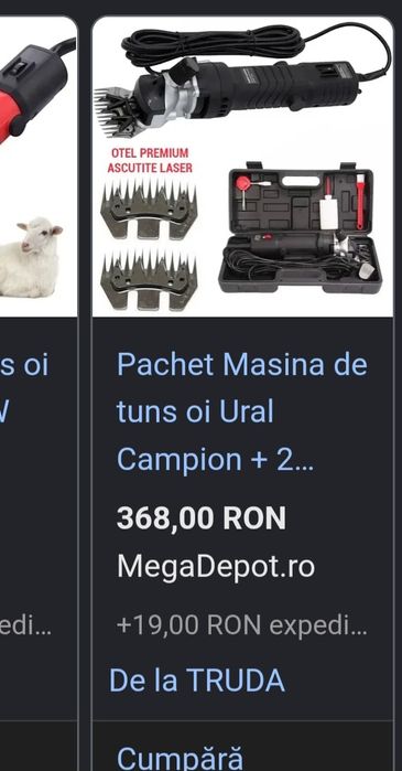 Masina de tuns oi,caini profesionala